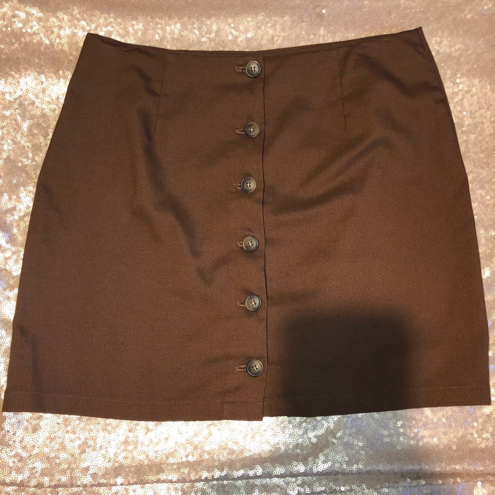 FOREVER 21 | Button Skirt